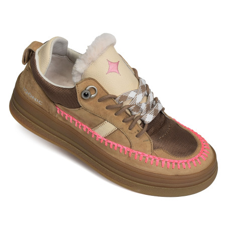 CHILL Camel Rose, Sneakers basses Iqônic