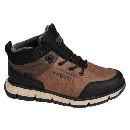 SAMPER AC237 Noir Marron, Boots Bugatti