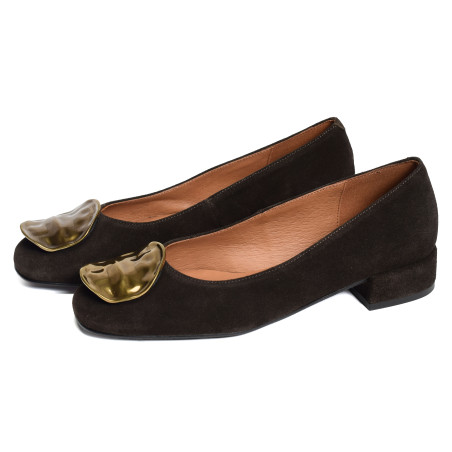 PERLE 25520 Chocolat, Ballerines Angel Alarcón