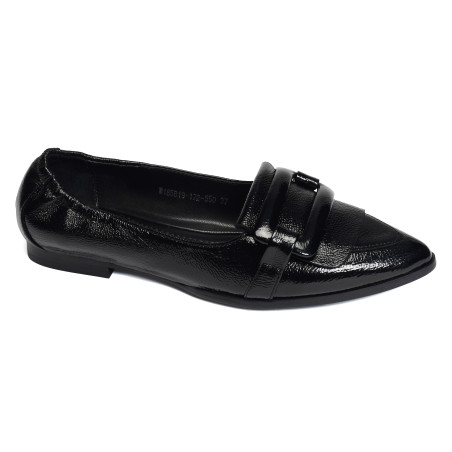 KENDRA 01 Verni Noir, Ballerines Regarde le Ciel