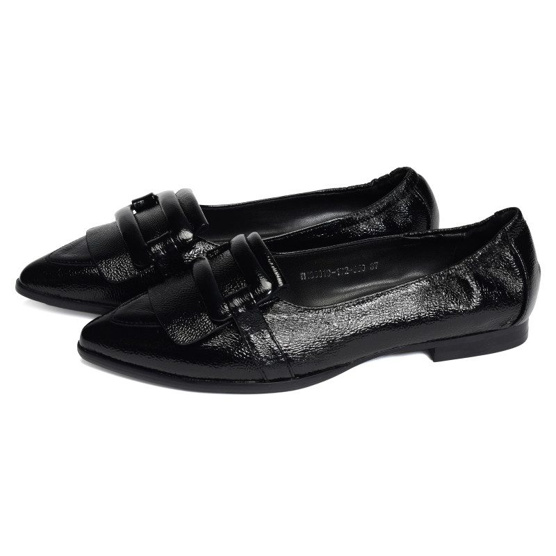 KENDRA 01 Verni Noir, Ballerines Regarde le Ciel