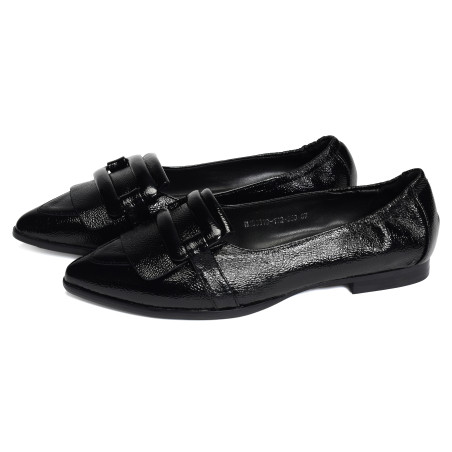 KENDRA 01 Verni Noir, Ballerines Regarde le Ciel