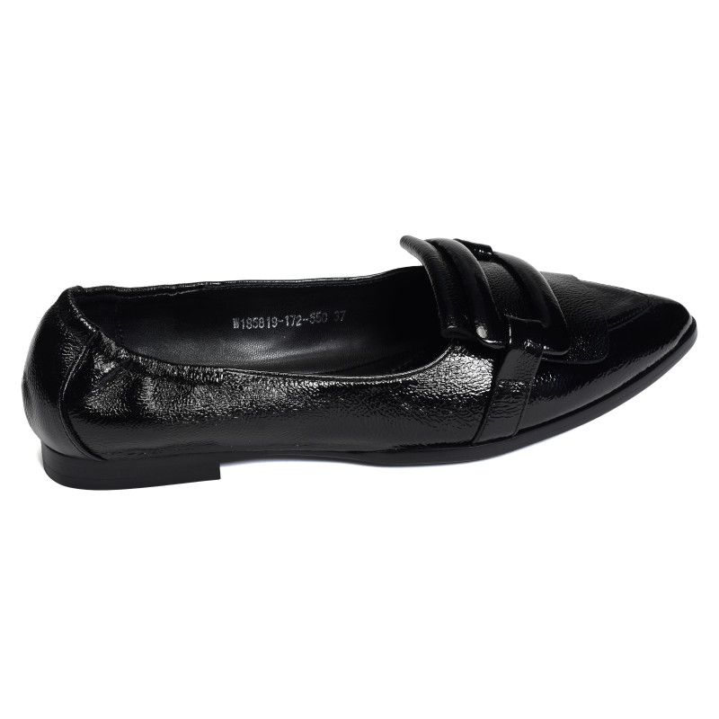 KENDRA 01 Verni Noir, Ballerines Regarde le Ciel