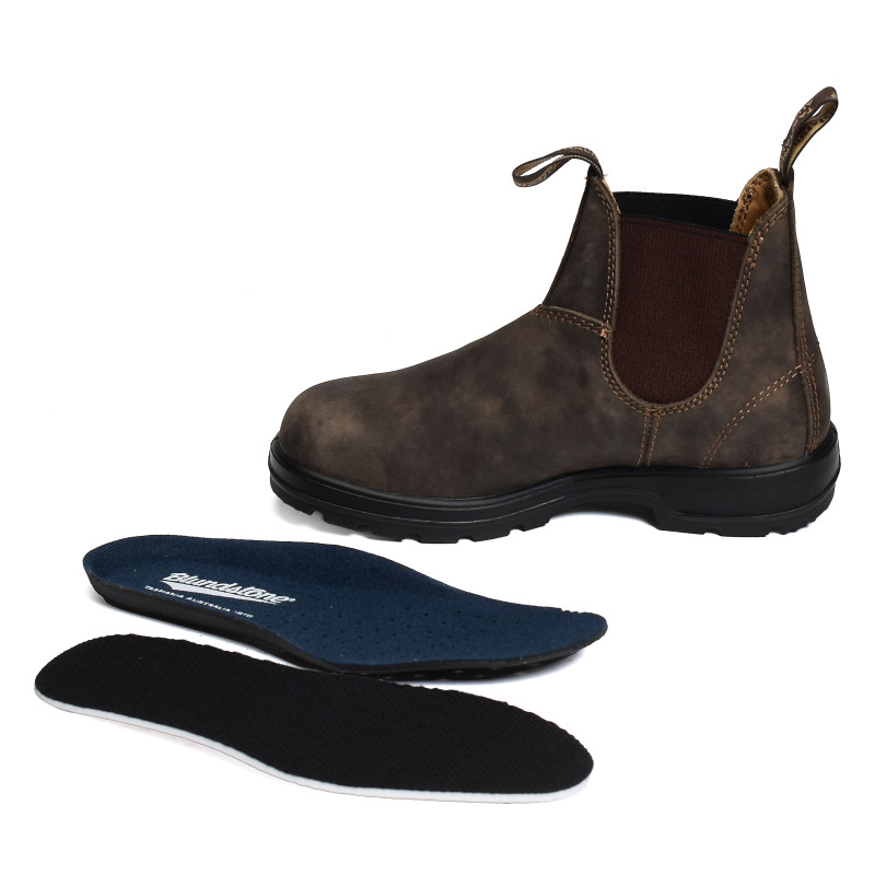 585 Marron, Chelsea boots Blundstone