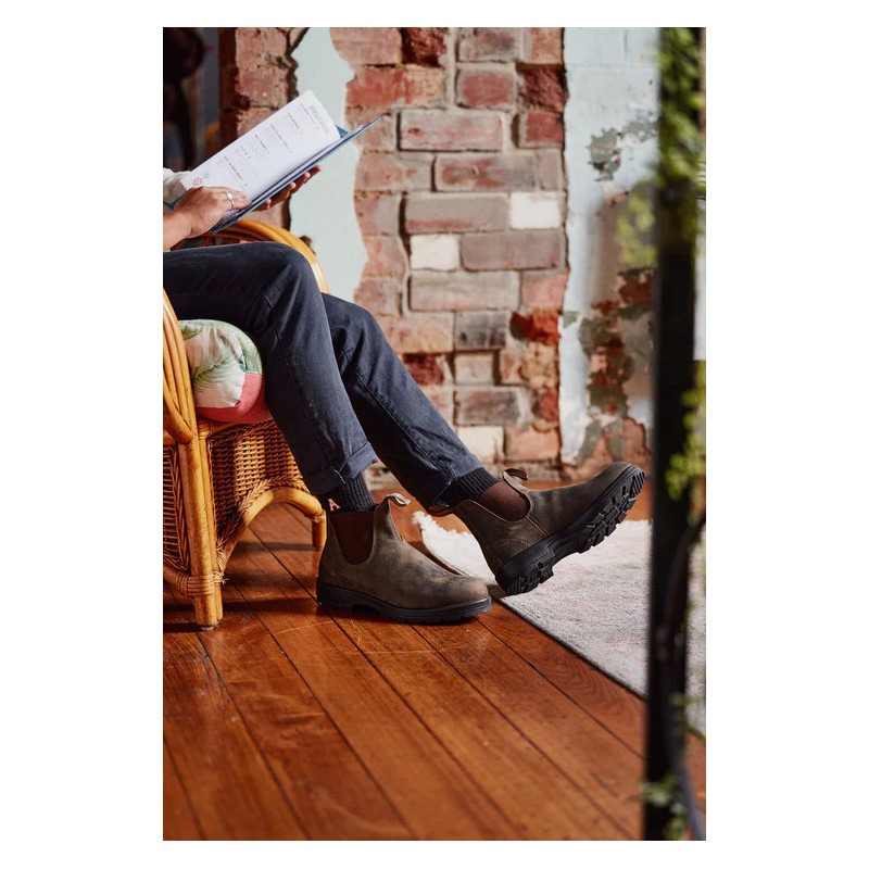 585 Marron, Chelsea boots Blundstone