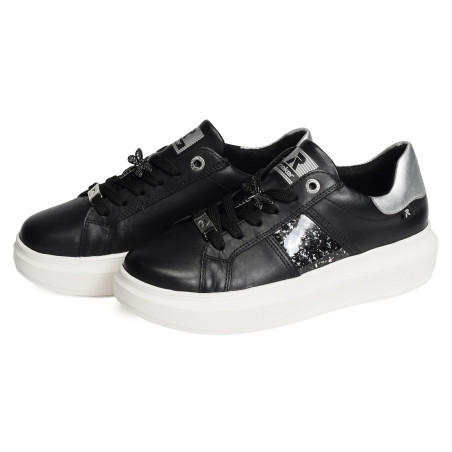 W1202 Noir, Sneakers basses Rieker
