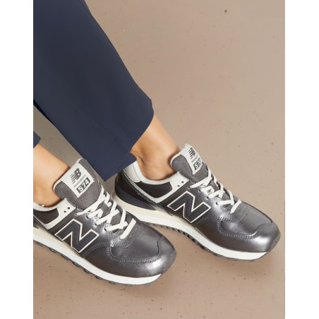 WL574 Gris Métallisé, Sneakers basses New Balance