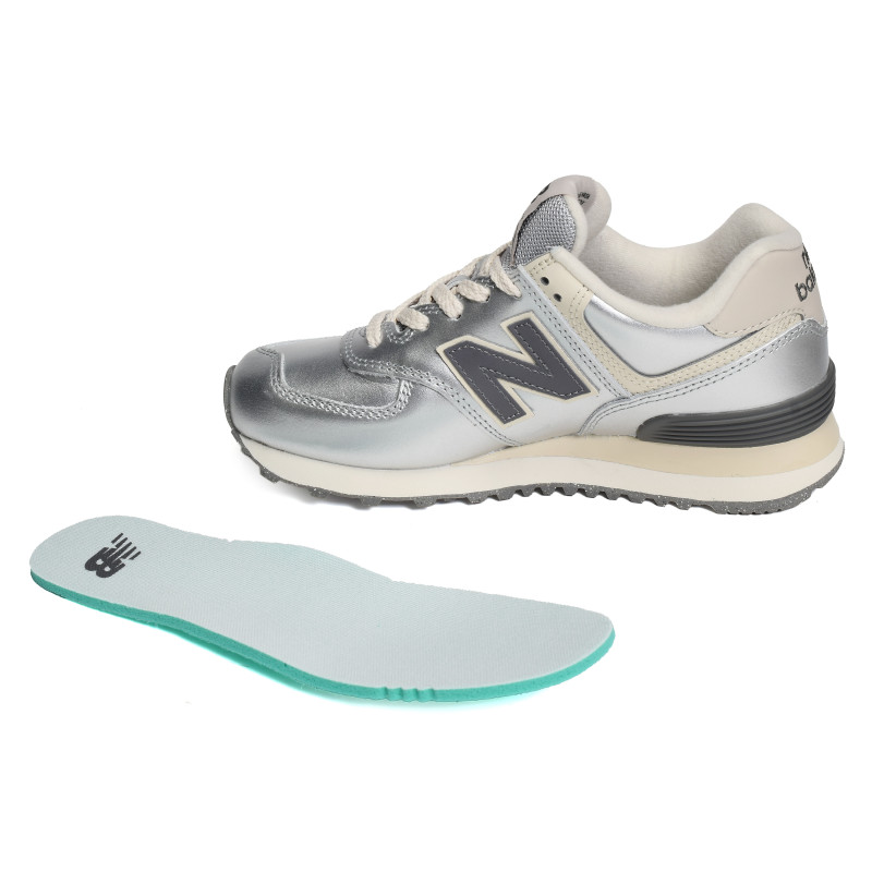 WL574 Argent, Sneakers basses New Balance