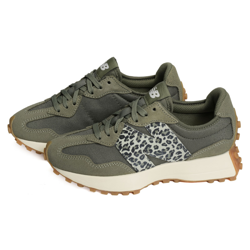 WS327 Kaki Léopard, Baskets running New Balance