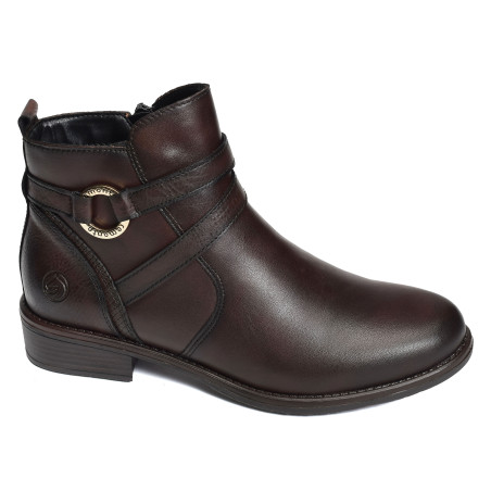 D0F77 Chocolat, Bottines Remonte