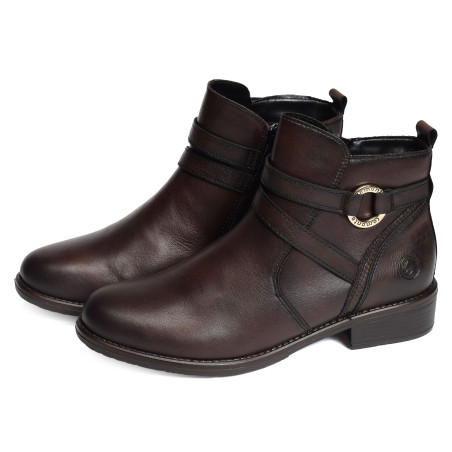 D0F77 Chocolat, Bottines Remonte