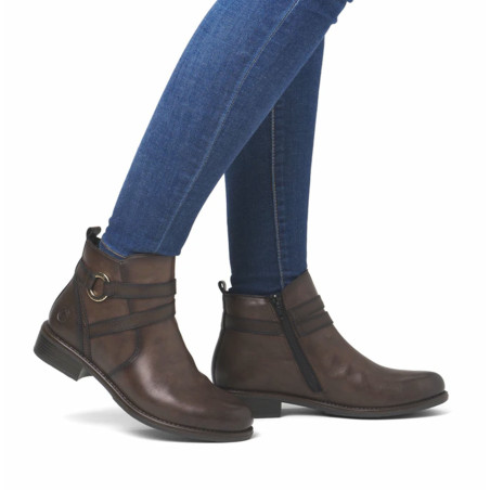 D0F77 Chocolat, Bottines Remonte