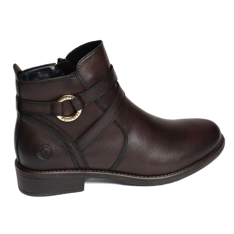 D0F77 Chocolat, Bottines Remonte