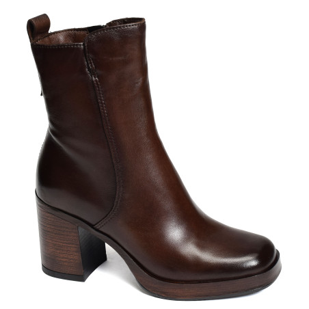 P96212 Chocolat, Bottines MJUS