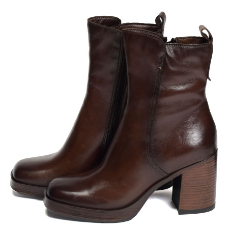 P96212 Chocolat, Bottines MJUS