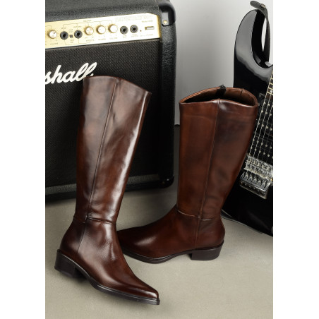 L89305 Marron, Santiags  MJUS