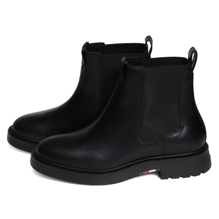 HILFIGER COMFORT LWT LTH CHELSEA 5591 Noir, Chelsea boots Tommy Hilfiger