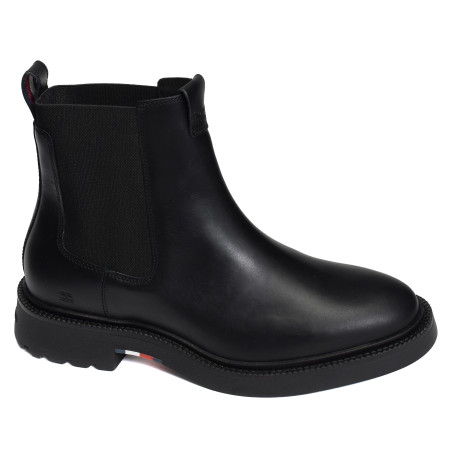 HILFIGER COMFORT LWT LTH CHELSEA 5591 Noir, Chelsea boots Tommy Hilfiger