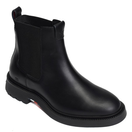HILFIGER COMFORT LWT LTH CHELSEA 5591 Noir, Chelsea boots Tommy Hilfiger