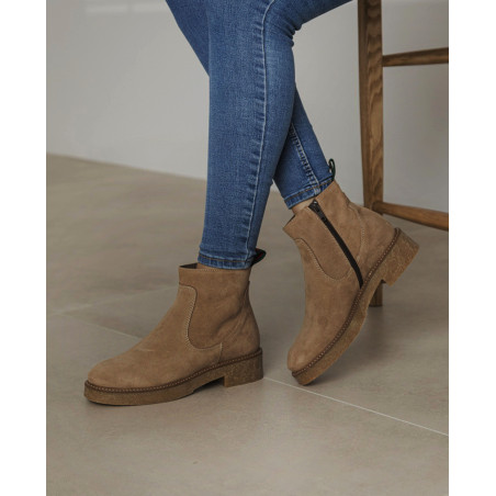6928 Taupe, Bottines Patricia Miller