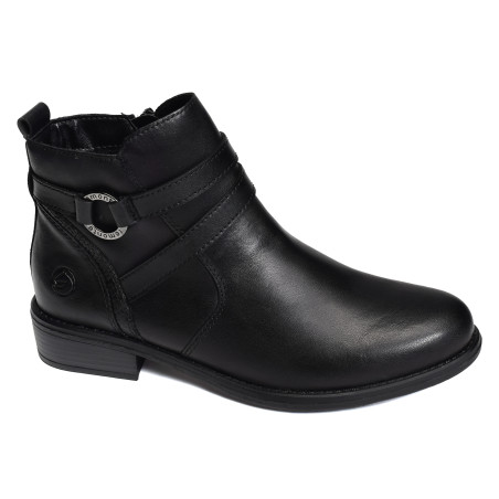 D0F77 Noir, Bottines Remonte
