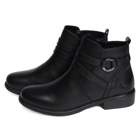D0F77 Noir, Bottines Remonte
