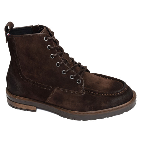 CLEATED HILFIGER W SDE MOC BOOT 5599 Marron, Boots Tommy Hilfiger