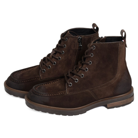 CLEATED HILFIGER W SDE MOC BOOT 5599 Marron, Boots Tommy Hilfiger