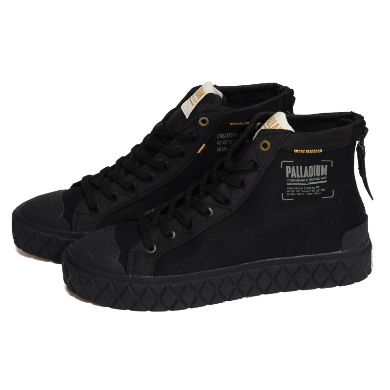 PALLA ACE DETROIT Noir, Chaussures montantes Palladium