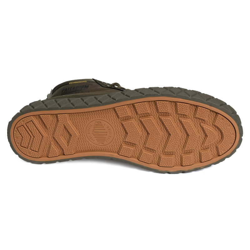 PALLA ACE DETROIT Kaki, Chaussures montantes Palladium