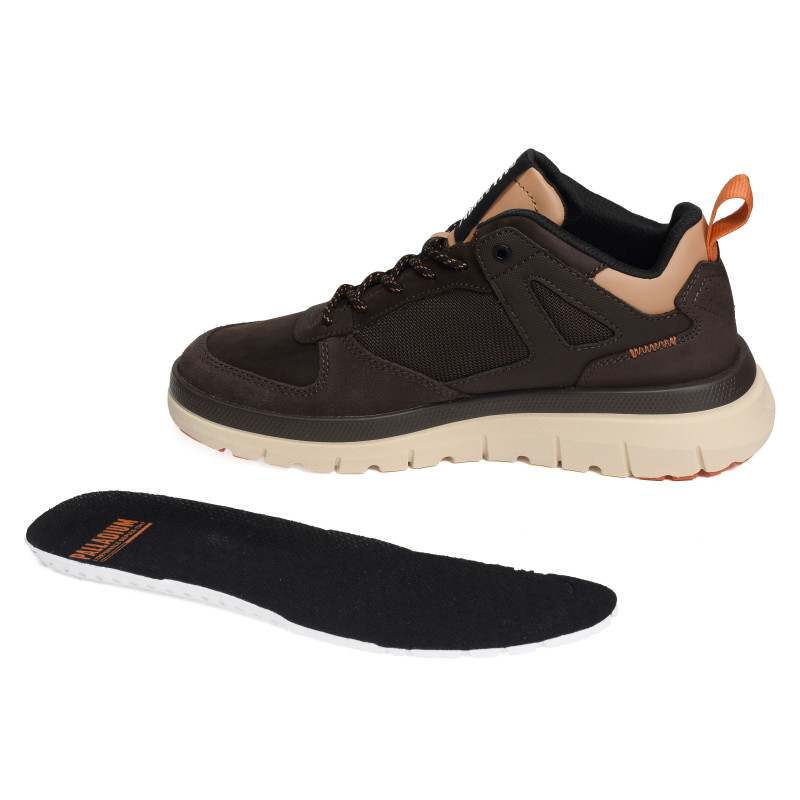 PALLAFLEX LO MIX Chocolat, Sneakers basses Palladium