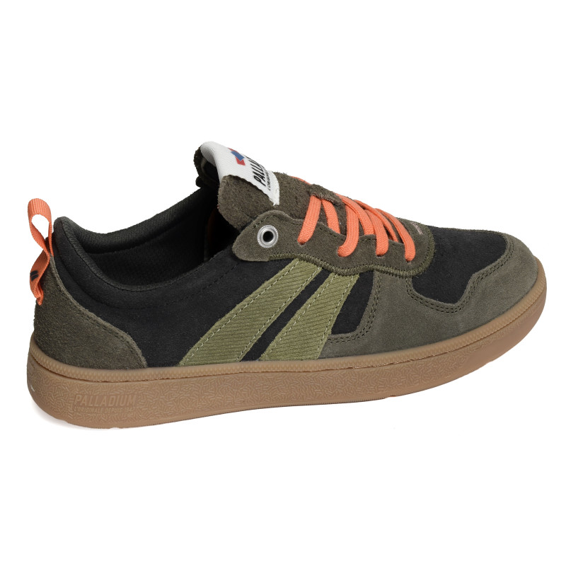 PALLACUP FLAME SDE Kaki, Sneakers basses Palladium