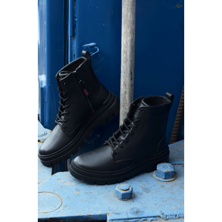 PALLAGRADE OFFICER L Noir, Boots Palladium