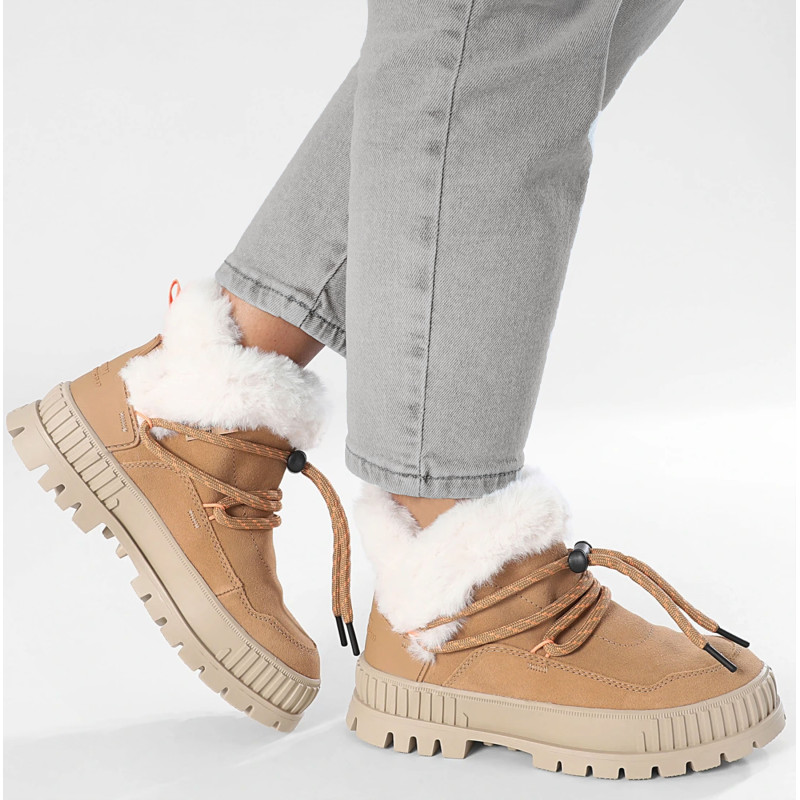 PALLASHOCK LO HIVER Camel, Boots Palladium