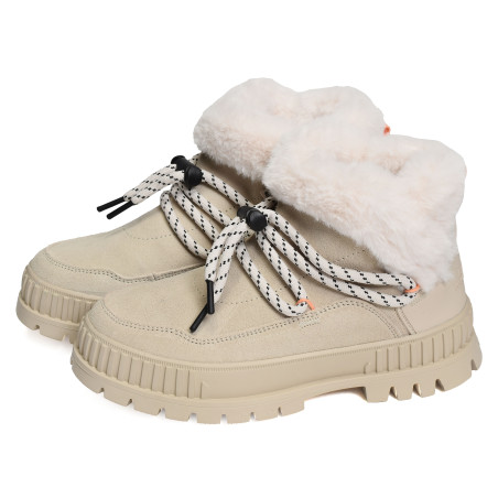 PALLASHOCK LO HIVER Ecru, Boots Palladium