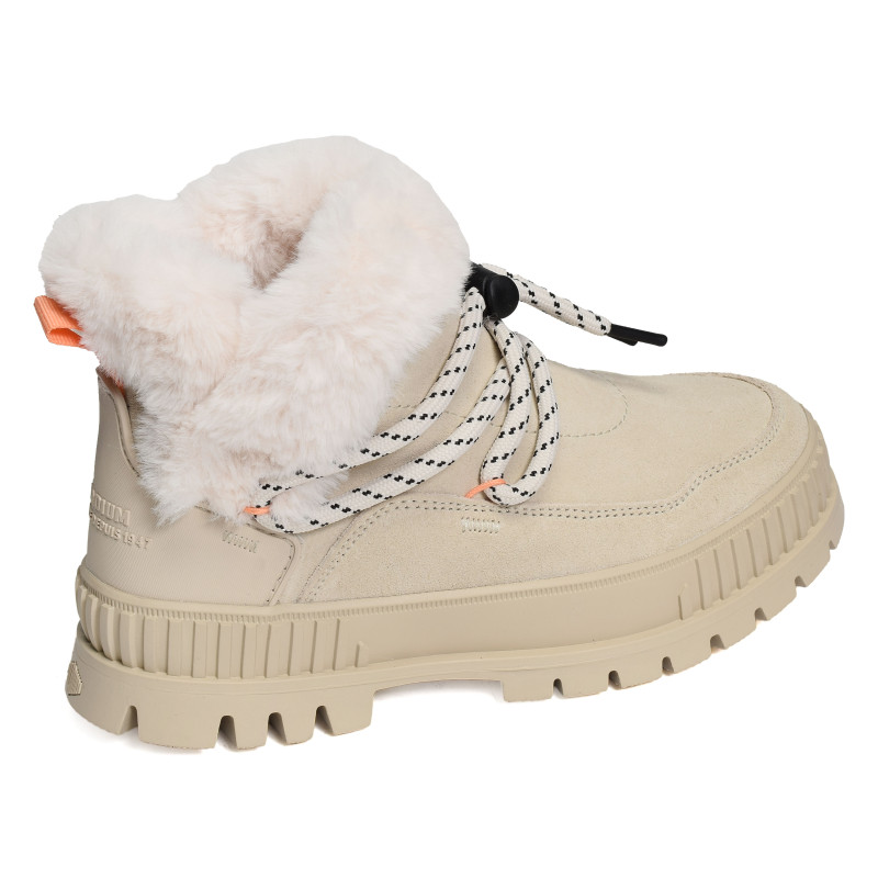 PALLASHOCK LO HIVER Ecru, Boots Palladium