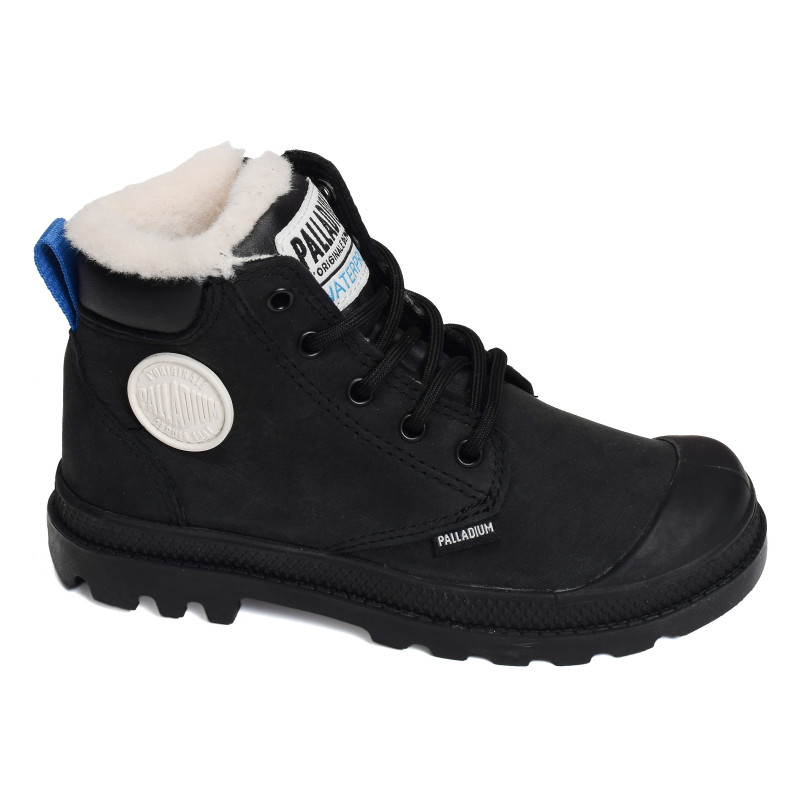 PAMPA HI CUFF WPS OZ Noir, Boots Palladium