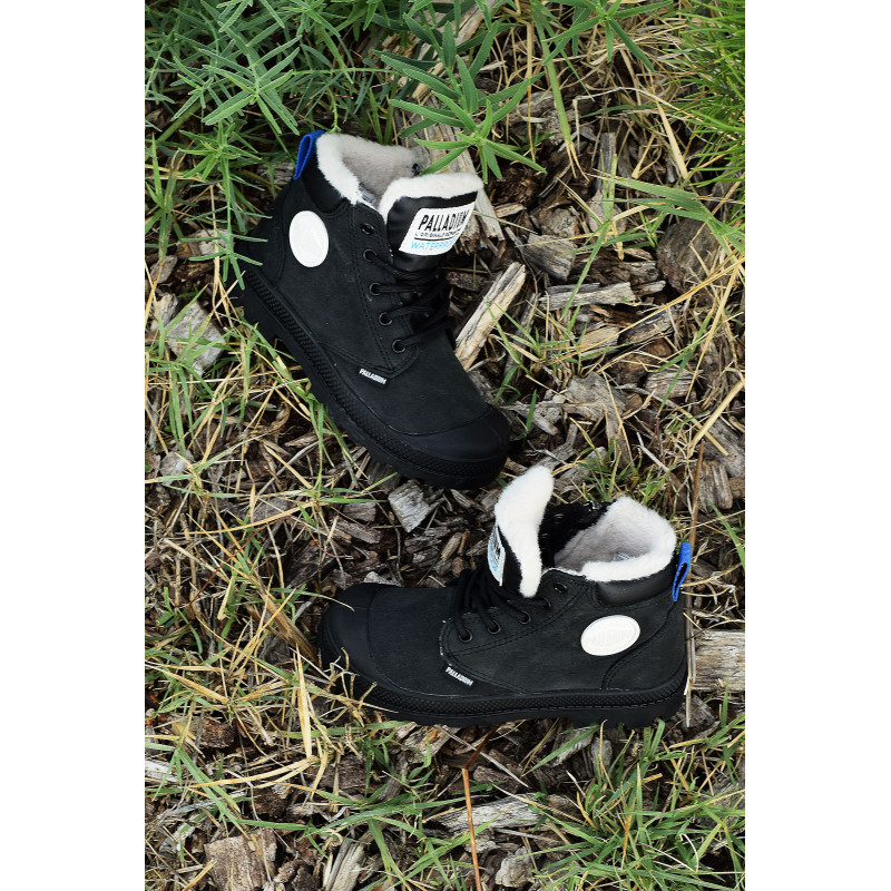 PAMPA HI CUFF WPS OZ Noir, Boots Palladium