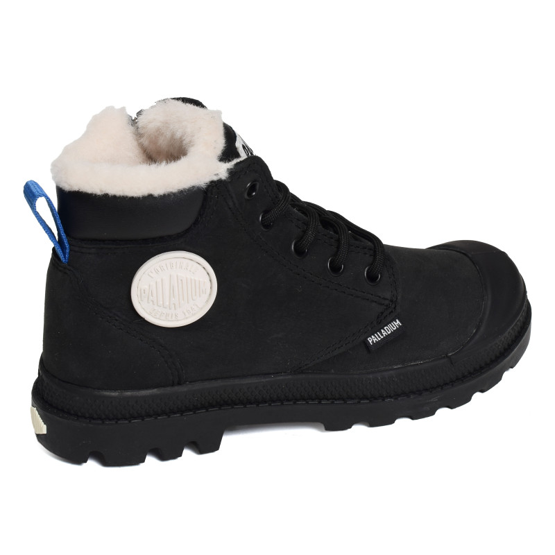 PAMPA HI CUFF WPS OZ Noir, Boots Palladium