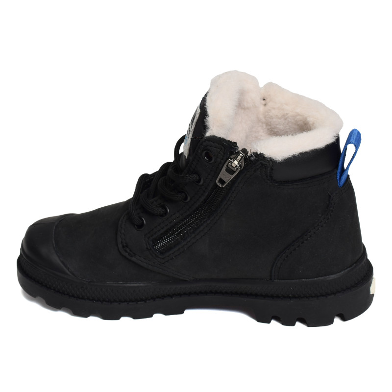 PAMPA HI CUFF WPS OZ Noir, Boots Palladium