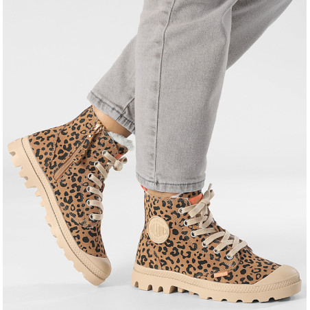 PAMPA HI ZIP Léopard, Boots Palladium