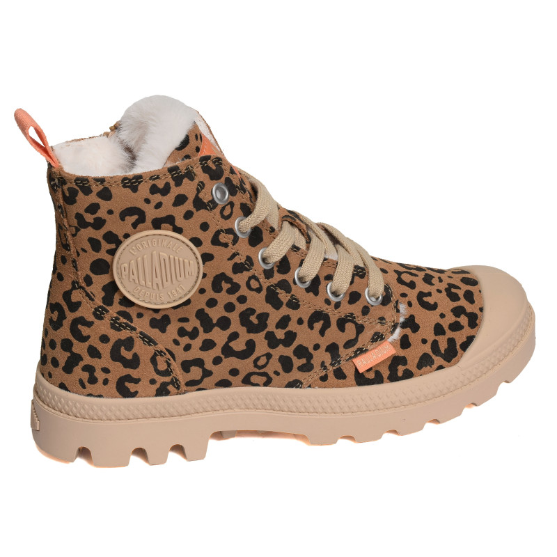 PAMPA HI ZIP Léopard, Boots Palladium