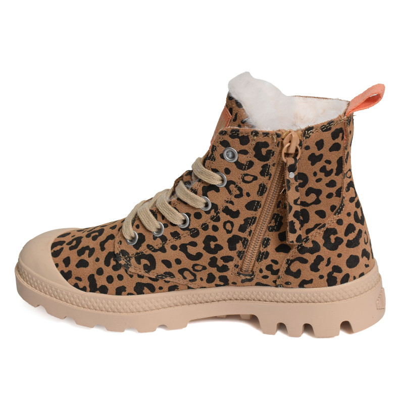 PAMPA HI ZIP Léopard, Boots Palladium