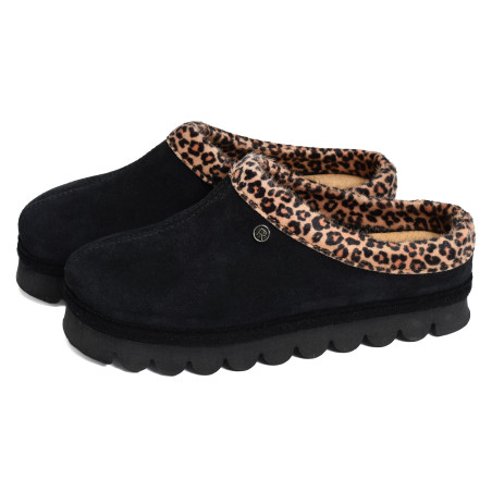 7064 Noir Léopard, Mules Rohde