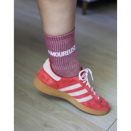 AMOUREUSE Rose Foncé, Chaussettes Les Sachoussettes