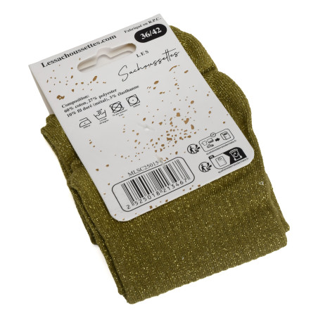 BADASS SEXY Kaki, Chaussettes Les Sachoussettes