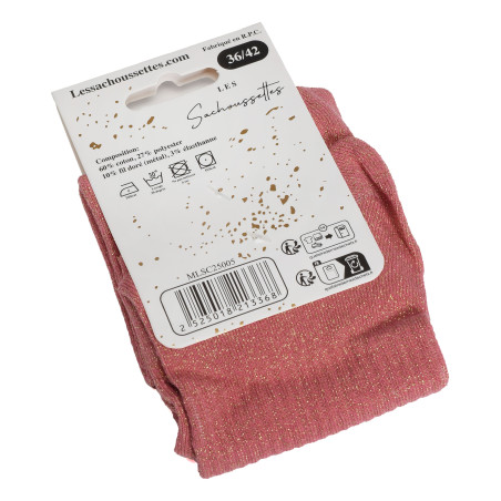 BELLE REBELLE Rose, Chaussettes Les Sachoussettes