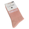 BOMBASSE Rose Glitter, Chaussettes Les Sachoussettes