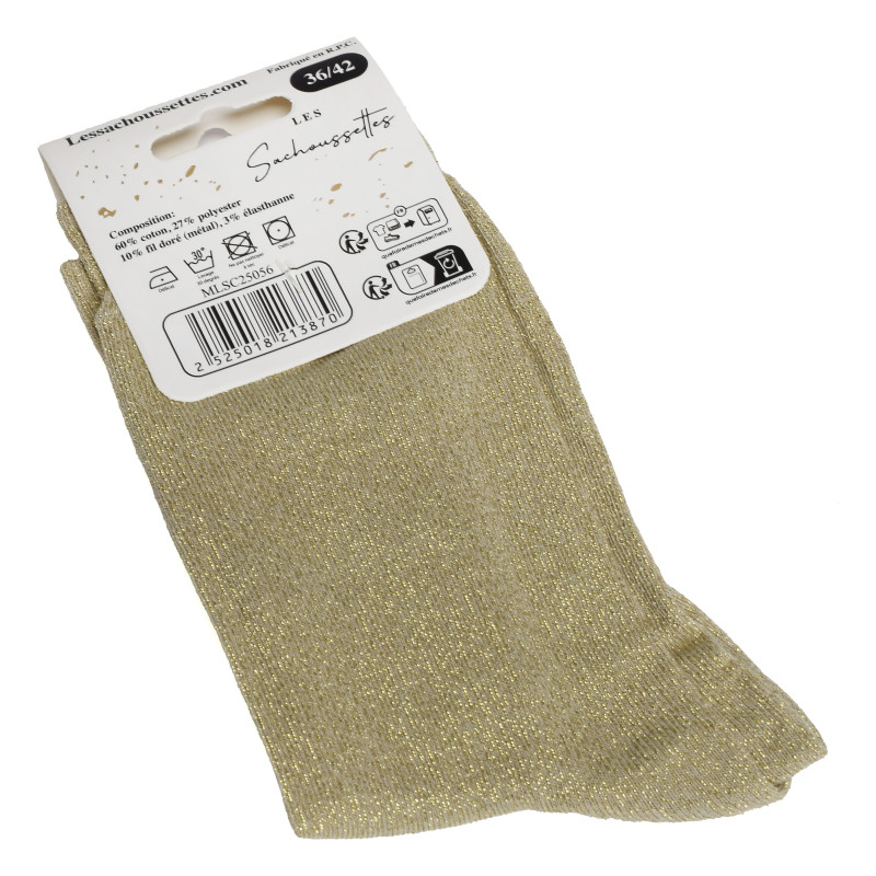 BOUCAN Or, Chaussettes Les Sachoussettes