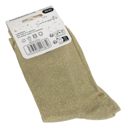 BOUCAN Or, Chaussettes Les Sachoussettes